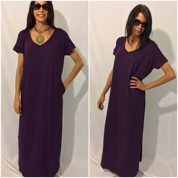 Dark Purple Maxi Dress